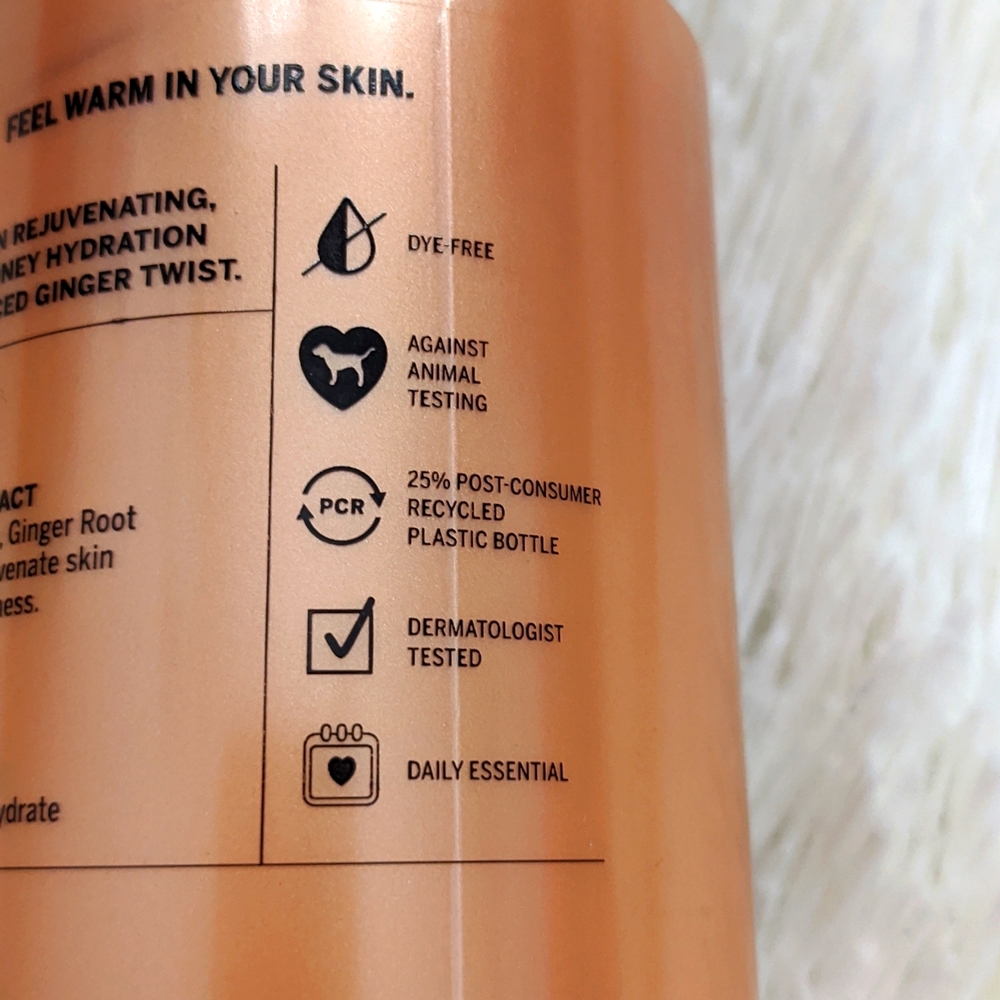 Victoria Secret Pink HONEY GINGER REJUVENATING BODY LOTION - Picture 5 of 7